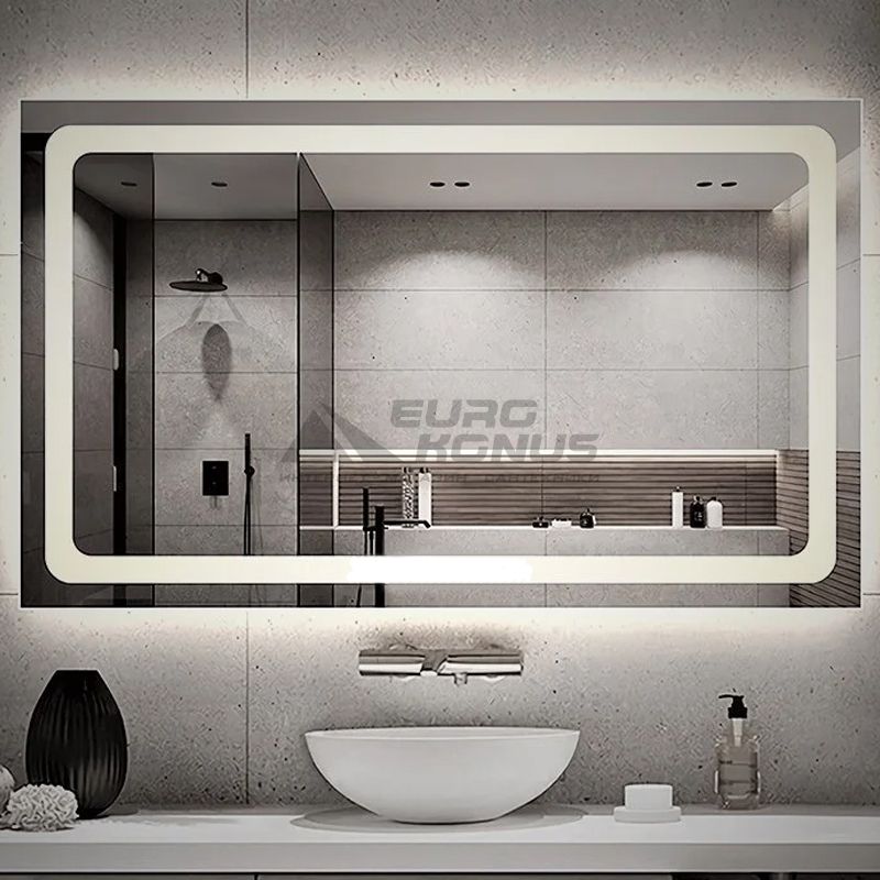 DUSEL Зеркало с подогревом, LED подсветкой Smart DE-M3001 70x90 см